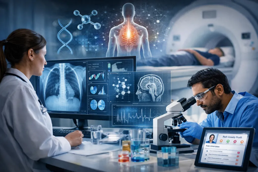 Modern healthcare and diagnostics in action