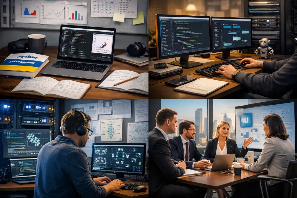 The evolution of machine learning expertise