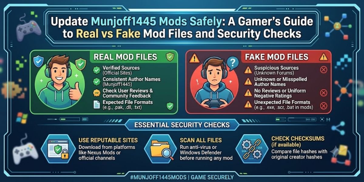 Update Munjoff1445 Mods Safely: A Gamer’s Guide to Real vs Fake Mod Files and Security Checks